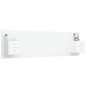 Testiera per Letto con Armadietti in Legno Multistrato Bianco Testiera per Letto con Armadietti in Legno Multistrato Bianco