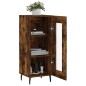 Credenza Rovere Fumo 34,5x34x90 cm in Legno Multistrato Credenza Rovere Fumo 34,5x34x90 cm in Legno Multistrato