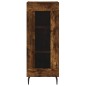 Credenza Rovere Fumo 34,5x34x90 cm in Legno Multistrato Credenza Rovere Fumo 34,5x34x90 cm in Legno Multistrato