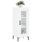 Credenza Bianca 34,5x34x90 cm in Legno Multistrato Credenza Bianca 34,5x34x90 cm in Legno Multistrato