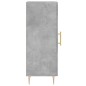 Credenza Grigio Cemento 34,5x34x90 cm in Legno Multistrato Credenza Grigio Cemento 34,5x34x90 cm in Legno Multistrato