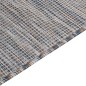 Tappeto da Esterni a Tessitura Piatta 140x200 cm Marrone e Blu Tappeto da Esterni a Tessitura Piatta 140x200 cm Marrone e Blu