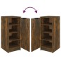 Scarpiera Rovere Fumo 30x35x70 cm in Legno Multistrato Scarpiera Rovere Fumo 30x35x70 cm in Legno Multistrato