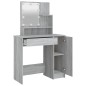 Toeletta con LED Grigio Sonoma 86,5x35x136 cm Toeletta con LED Grigio Sonoma 86,5x35x136 cm