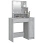 Toeletta con LED Grigio Sonoma 86,5x35x136 cm Toeletta con LED Grigio Sonoma 86,5x35x136 cm