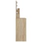 Toeletta con LED Rovere Sonoma 86,5x35x136 cm Toeletta con LED Rovere Sonoma 86,5x35x136 cm