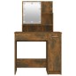 Toeletta con LED Rovere Fumo 86,5x35x136 cm Toeletta con LED Rovere Fumo 86,5x35x136 cm