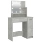 Toeletta con LED Grigio Cemento 86,5x35x136 cm Toeletta con LED Grigio Cemento 86,5x35x136 cm