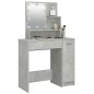 Toeletta con LED Grigio Cemento 86,5x35x136 cm Toeletta con LED Grigio Cemento 86,5x35x136 cm