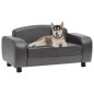 Divano per Cani Grigio 80x50x40 cm in Similpelle Divano per Cani Grigio 80x50x40 cm in Similpelle
