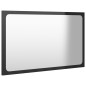 Set Mobili da Bagno Nero Lucido in Truciolato Set Mobili da Bagno Nero Lucido in Truciolato