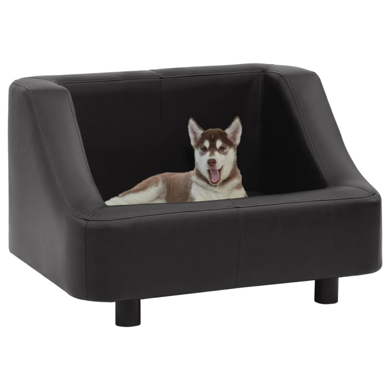 Divano per Cani Nero 67x52x40 cm in Similpelle Divano per Cani Nero 67x52x40 cm in Similpelle