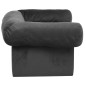 Divano per Cani con Cassetto Grigio Scuro 75x50x38cm in Peluche Divano per Cani con Cassetto Grigio Scuro 75x50x38cm in Peluche