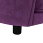 Divano per Cani Borgogna 69x49x40 cm in Peluche Divano per Cani Borgogna 69x49x40 cm in Peluche