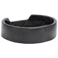Lettino per Cani Nero 69x59x19 cm in Peluche e Similpelle