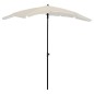 Ombrellone da Giardino con Palo 200x130 cm Sabbia Ombrellone da Giardino con Palo 200x130 cm Sabbia