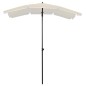 Ombrellone da Giardino con Palo 200x130 cm Sabbia Ombrellone da Giardino con Palo 200x130 cm Sabbia