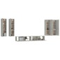 Set di Mobili Porta TV 6 pz Grigio Cemento in Legno Multistrato