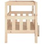 Cuccia per Cani 75,5x63,5x70 cm in Legno Massello di Pino Cuccia per Cani 75,5x63,5x70 cm in Legno Massello di Pino