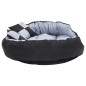 Cuscino per Cani Reversibile Lavabile Grigio e Nero 110x80x23cm Cuscino per Cani Reversibile Lavabile Grigio e Nero 110x80x23cm