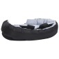 Cuscino per Cani Reversibile Lavabile Grigio e Nero 110x80x23cm Cuscino per Cani Reversibile Lavabile Grigio e Nero 110x80x23cm