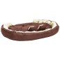 Cuscino Cani Reversibile Lavabile Marrone Crema 150x120x25 cm Cuscino Cani Reversibile Lavabile Marrone Crema 150x120x25 cm