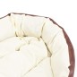 Cuscino Cani Reversibile Lavabile Marrone Crema 150x120x25 cm Cuscino Cani Reversibile Lavabile Marrone Crema 150x120x25 cm