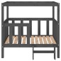 Cuccia per Cani Grigia 105,5x83,5x100cm Legno Massello di Pino Cuccia per Cani Grigia 105,5x83,5x100cm Legno Massello di Pino