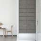 Pannelli Murali 12 pz Grigio Chiaro 60x30 cm in Tessuto 2,16 m² Pannelli Murali 12 pz Grigio Chiaro 60x30 cm in Tessuto 2,16 m²