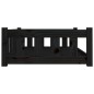Cuccia per Cani Nera 95,5x65,5x28 cm in Legno Massello di Pino Cuccia per Cani Nera 95,5x65,5x28 cm in Legno Massello di Pino