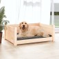 Cuccia per Cani 75,5x55,5x28 cm in Legno Massello di Pino Cuccia per Cani 75,5x55,5x28 cm in Legno Massello di Pino