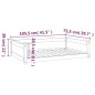 Cuccia per Cani Miele 105,5x75,5x28cm in Legno Massello di Pino Cuccia per Cani Miele 105,5x75,5x28cm in Legno Massello di Pino