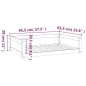 vidaXL Cuccia per Cani Nera 95,5x65,5x28cm in Legno Massello di Pino