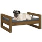 Cuccia per Cani Miele 65,5x50,5x28cm in Legno Massello di Pino Cuccia per Cani Miele 65,5x50,5x28cm in Legno Massello di Pino