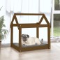 Cuccia per Cani Miele 71x55x70 cm in Legno Massello di Pino Cuccia per Cani Miele 71x55x70 cm in Legno Massello di Pino
