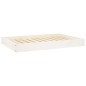 Cuccia per Cani Bianca 91,5x64x9 cm in Legno Massello di Pino Cuccia per Cani Bianca 91,5x64x9 cm in Legno Massello di Pino