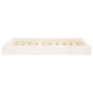 Cuccia per Cani Bianca 91,5x64x9 cm in Legno Massello di Pino Cuccia per Cani Bianca 91,5x64x9 cm in Legno Massello di Pino