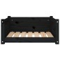 Cuccia per Cani Nera 65,5x50,5x28cm in Legno Massello di Pino Cuccia per Cani Nera 65,5x50,5x28cm in Legno Massello di Pino