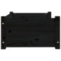 Cuccia per Cani Nera 65,5x50,5x28cm in Legno Massello di Pino Cuccia per Cani Nera 65,5x50,5x28cm in Legno Massello di Pino
