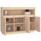 Credenza 104,5x34x80 cm in Legno Massello di Pino Credenza 104,5x34x80 cm in Legno Massello di Pino