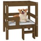 Cuccia per Cani Miele 55,5x53,5x60 cm in Legno Massello di Pino Cuccia per Cani Miele 55,5x53,5x60 cm in Legno Massello di Pino