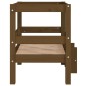 Cuccia per Cani Miele 55,5x53,5x60 cm in Legno Massello di Pino Cuccia per Cani Miele 55,5x53,5x60 cm in Legno Massello di Pino