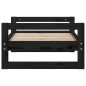 Cuccia per Cani Nera 65,5x50,5x28cm in Legno Massello di Pino Cuccia per Cani Nera 65,5x50,5x28cm in Legno Massello di Pino