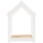 Cuccia per Cani Bianca 61x50x70 cm in Legno Massello di Pino Cuccia per Cani Bianca 61x50x70 cm in Legno Massello di Pino