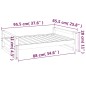 Cuccia per Cani Miele 95,5x65,5x28cm in Legno Massello di Pino Cuccia per Cani Miele 95,5x65,5x28cm in Legno Massello di Pino