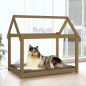 Cuccia per Cani Miele 101x70x90 cm in Legno Massello di Pino Cuccia per Cani Miele 101x70x90 cm in Legno Massello di Pino
