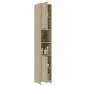 Armadio da Bagno Rovere Sonoma 30x30x183,5 cm in Truciolato Armadio da Bagno Rovere Sonoma 30x30x183,5 cm in Truciolato