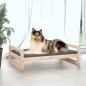 Cuccia per Cani 95,5x65,5x28 cm in Legno Massello di Pino Cuccia per Cani 95,5x65,5x28 cm in Legno Massello di Pino