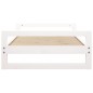 Cuccia per Cani Bianca 95,5x65,5x28cm in Legno Massello di Pino Cuccia per Cani Bianca 95,5x65,5x28cm in Legno Massello di Pino