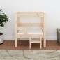 Cuccia per Cani 55,5x53,5x60 cm in Legno Massello di Pino